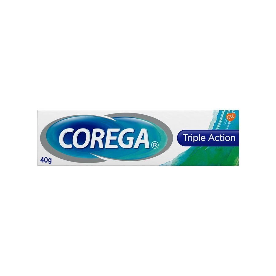 Corega Triple Active Cr Adh Prothese Dentaire 40g