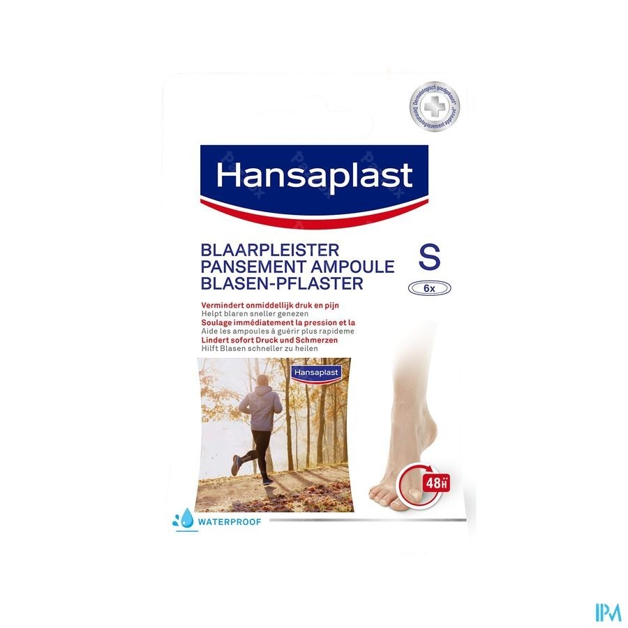 Hansaplast Sos Pansement Ampoules Petit Strip 6