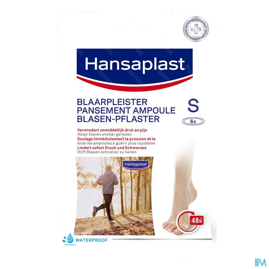 Hansaplast Sos Pansement Ampoules Petit Strip 6