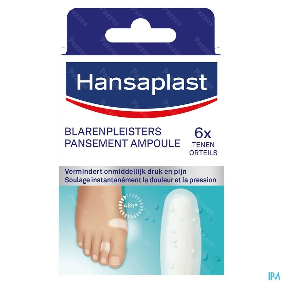 Hansaplast Sos Pansement Ampoules Petit Strip 6