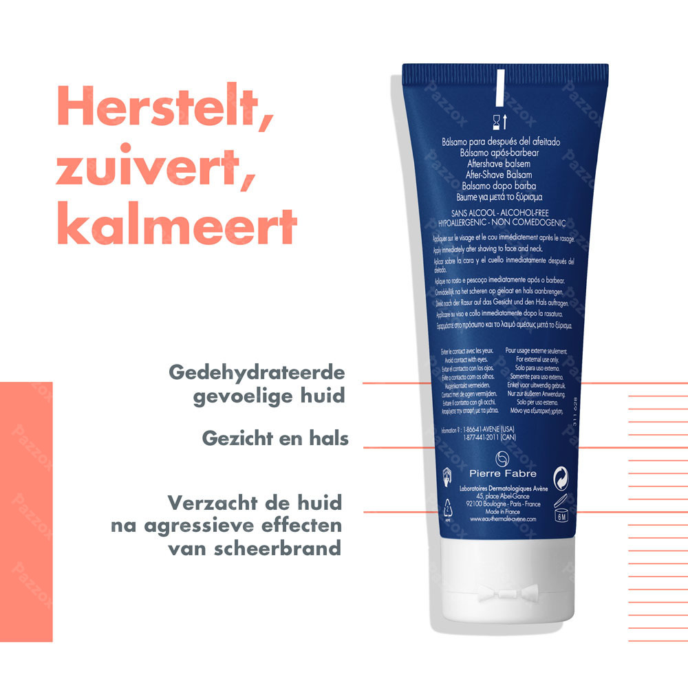 Avene Men Aftershave Balsem Nf 75ml