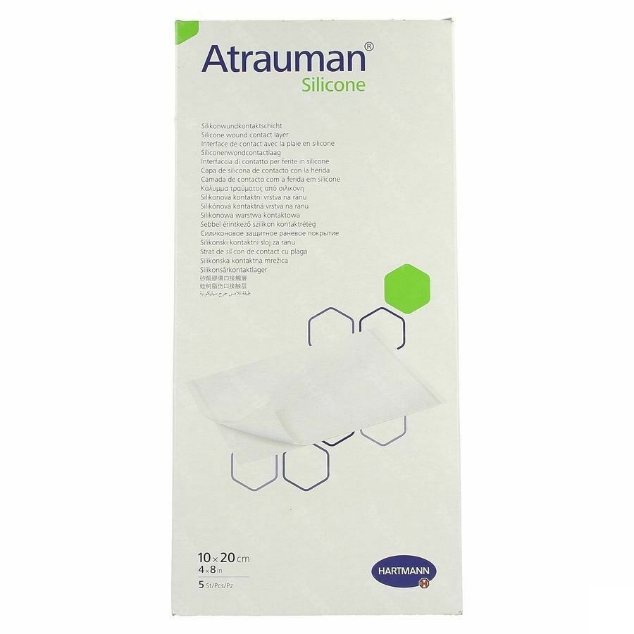 Atrauman Silicone 10x20cm 5 P/s