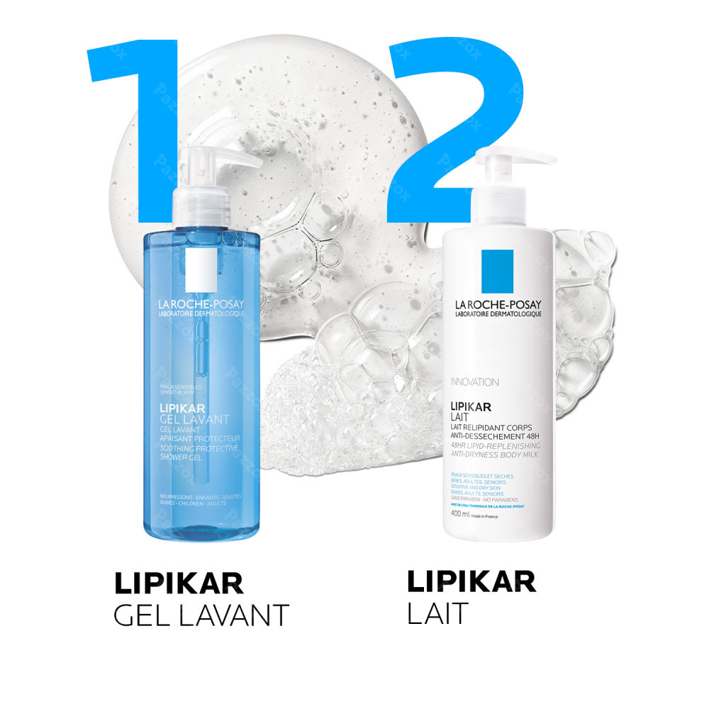 La Roche-Posay Lipikar Gel Lavant Peau Sensible 400ml