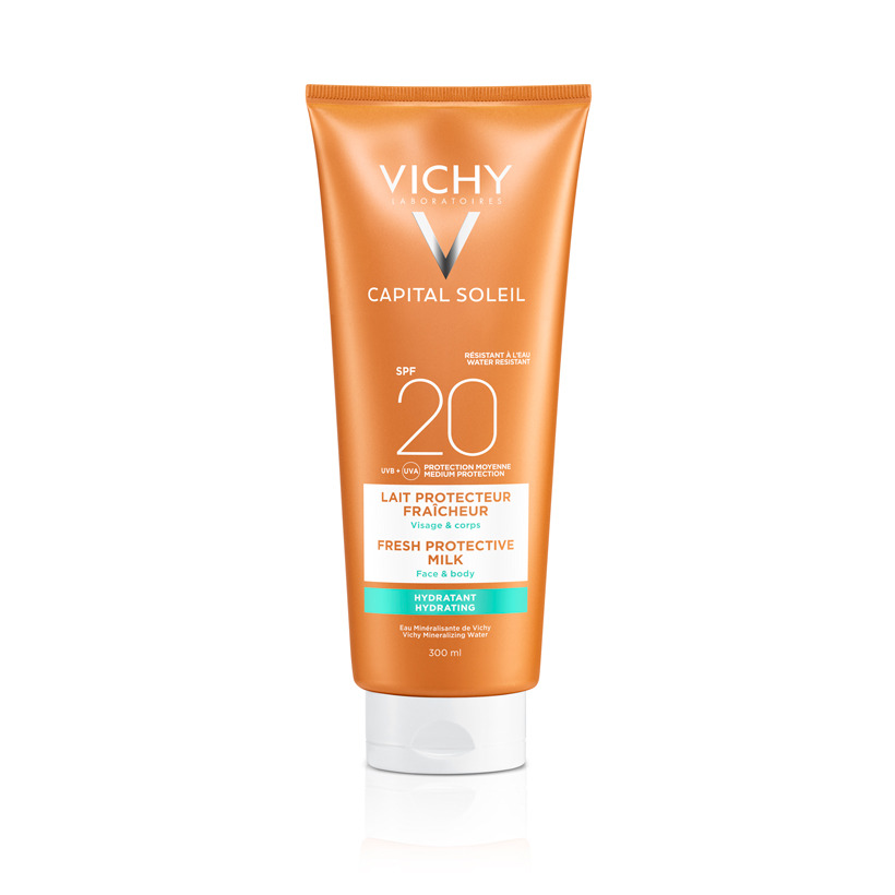 Vichy Capital Soleil Fresh Protective Milk Water Resistant SPF20 300ml