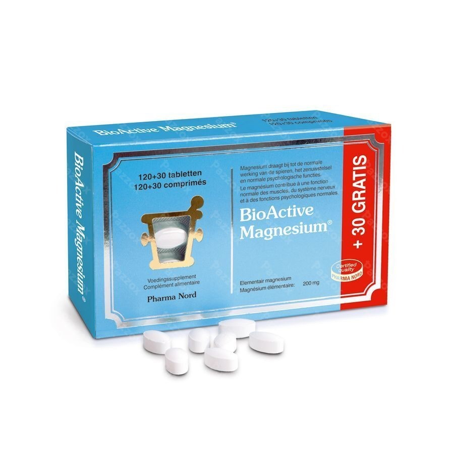 BioActive Magnesium 120+30 Tabletten