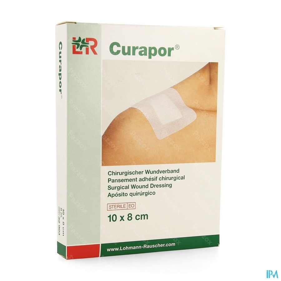 Curapor Verb Chirurg. Steriel 10cmx 8cm 5 32903