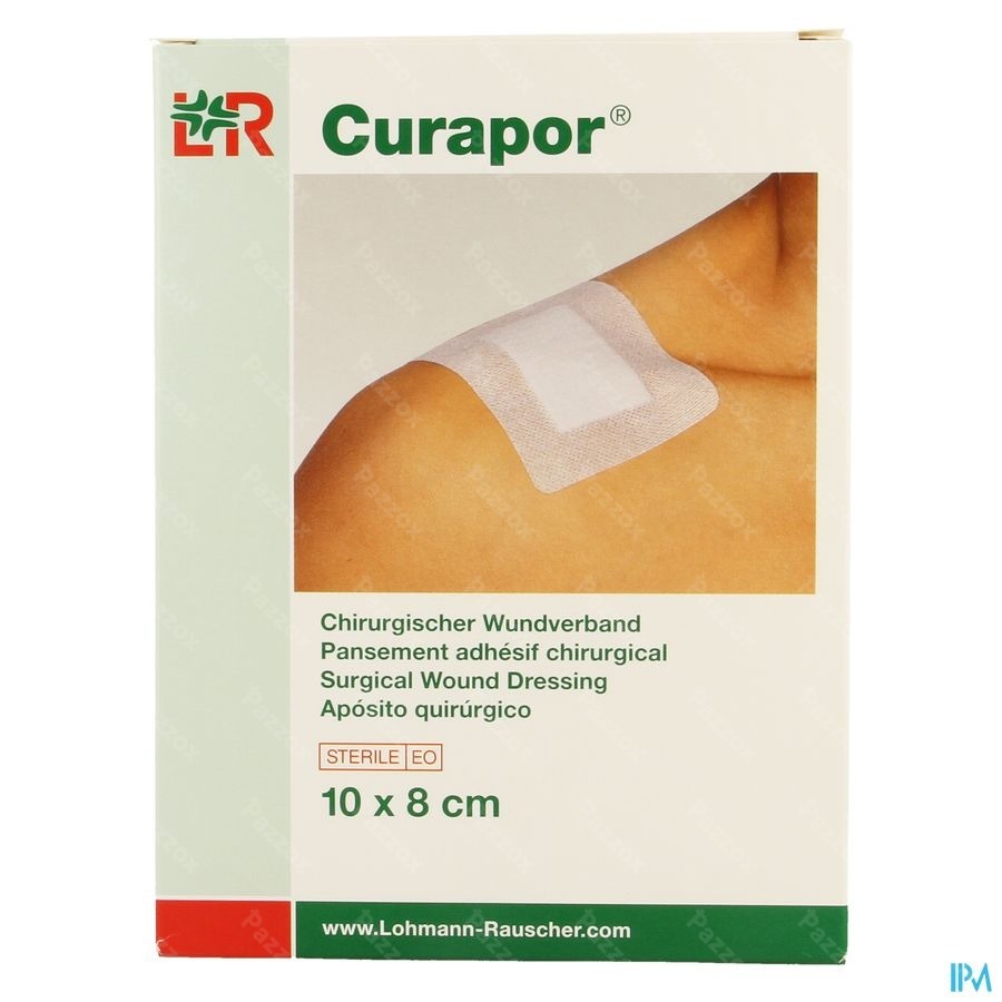 Curapor Verb Chirurg. Steriel 10cmx 8cm 5 32903