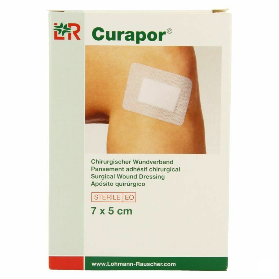 Curapor Pans Chirurg. Sterile 7cmx 5cm 5 32902