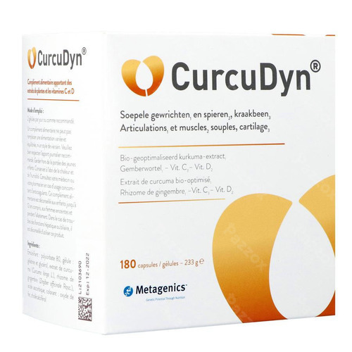 Metagenics Curcudyn Voedingssupplement Bewegingsstelsel 180 Capsules