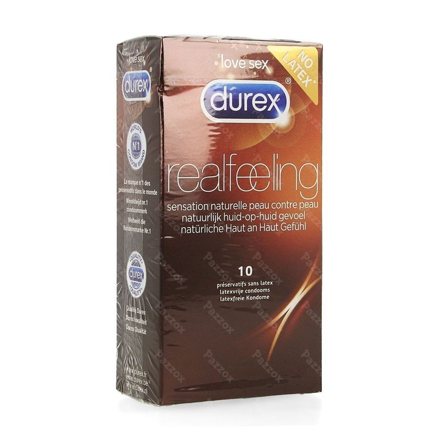 Durex Real Feeling Latex Free Condoms 10