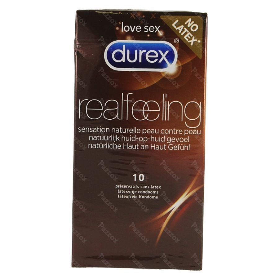 Durex Real Feeling Latex Free Condoms 10