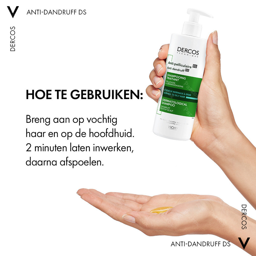 Vichy Dercos Anti-Roos Shampoo Normaal Tot Vet Haar 390ml