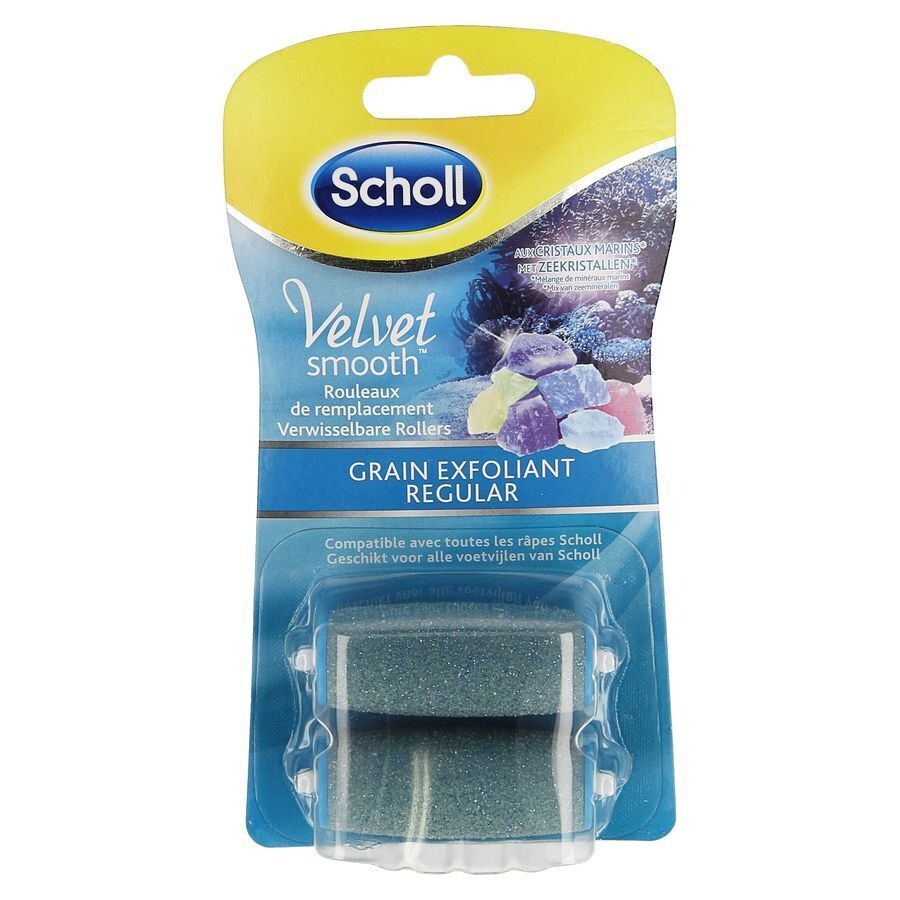 Scholl Velvet Smooth Expr.pedi 2rol.diamantkristal