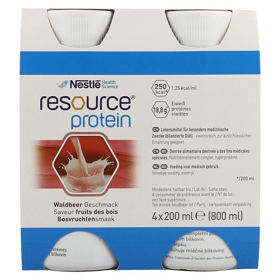 Resource Protein Bosvruchten 4x200ml