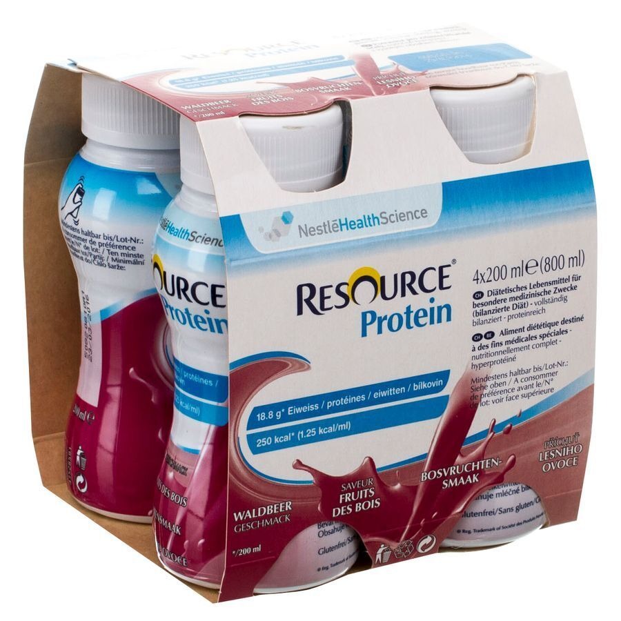 Resource Protein Bosvruchten 4x200ml