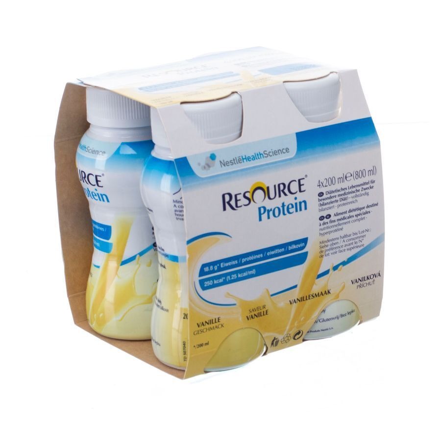 Resource Protein Vanille 4x200ml
