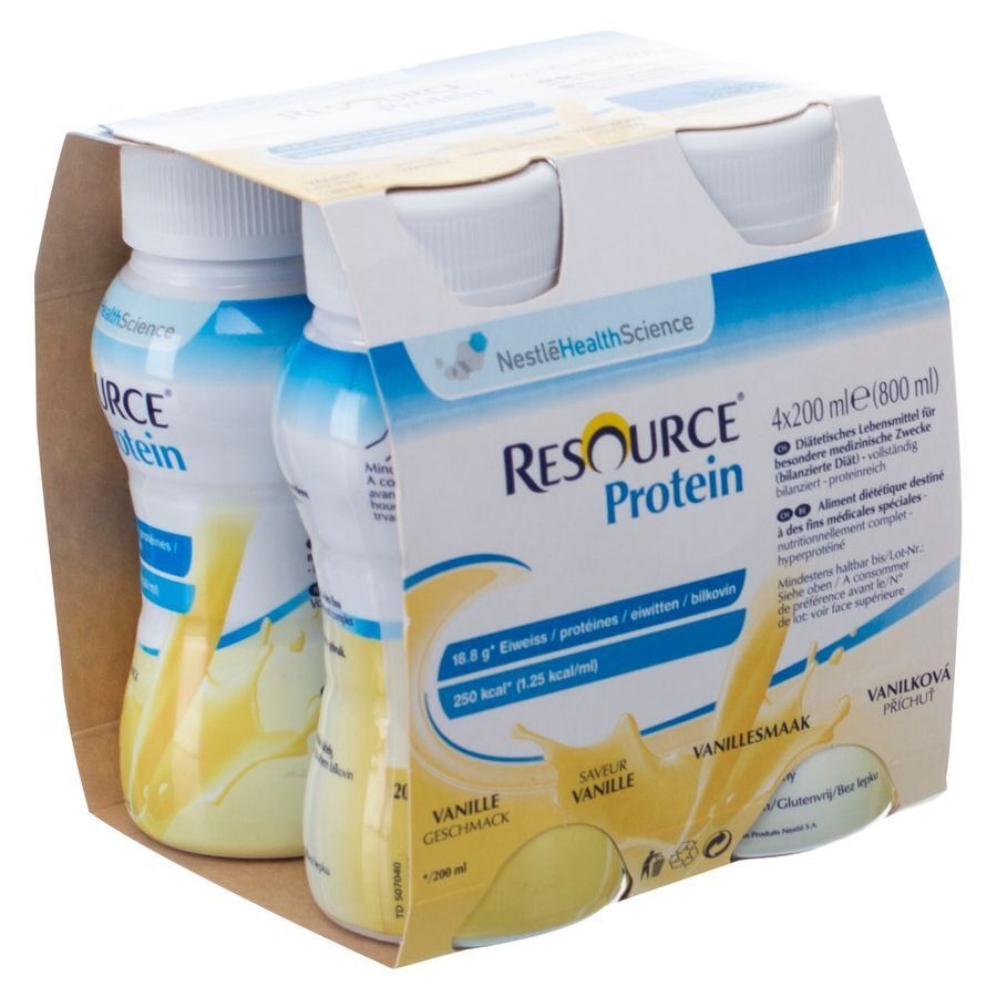 Resource Protein Vanille 4x200ml