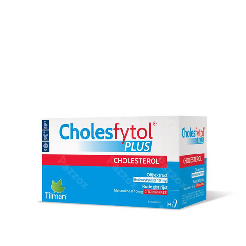 Tilman Cholesfytol Plus Voedingssupplement Cholesterol 84 Tabletten