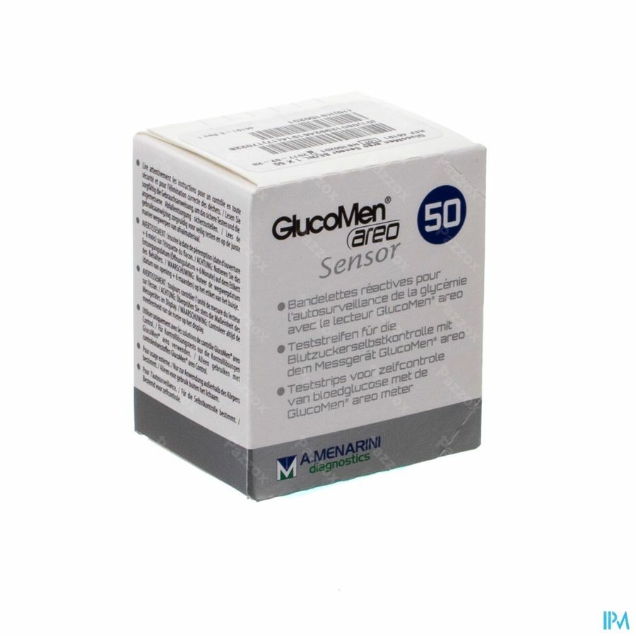Glucomen Areo Sensor Bandelettes 50 46191