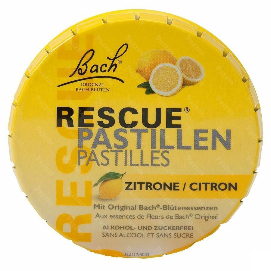 Bach Rescue Pastilles Citron 50g