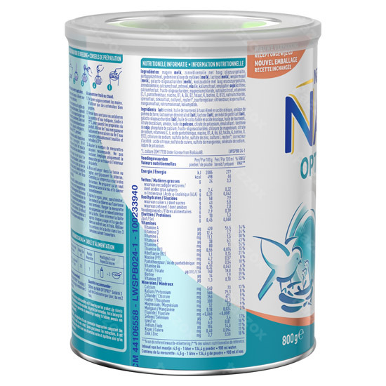 Nan Satiété 3 Lait de Croissance épaissi Bébé 1+ An 800g