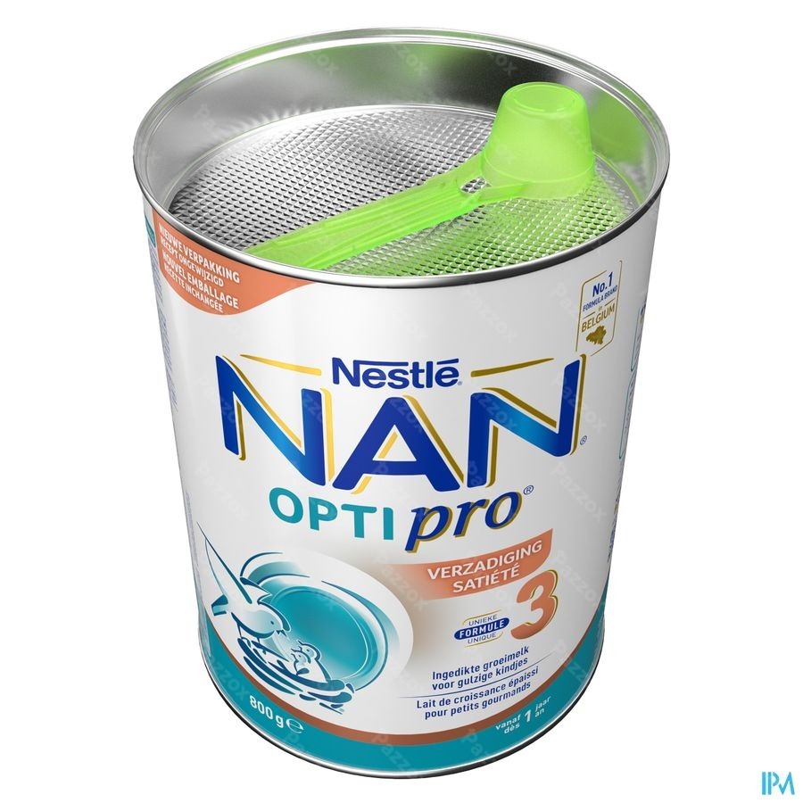 Nan Satiété 3 Lait de Croissance épaissi Bébé 1+ An 800g