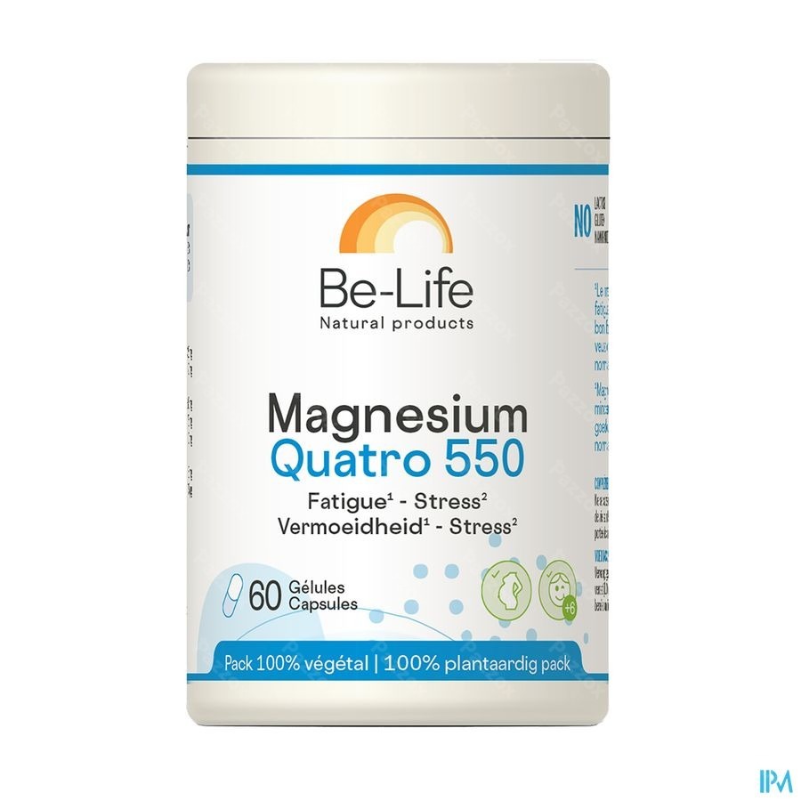 Be-Life Magnesium Quatro 550 60 Capsules