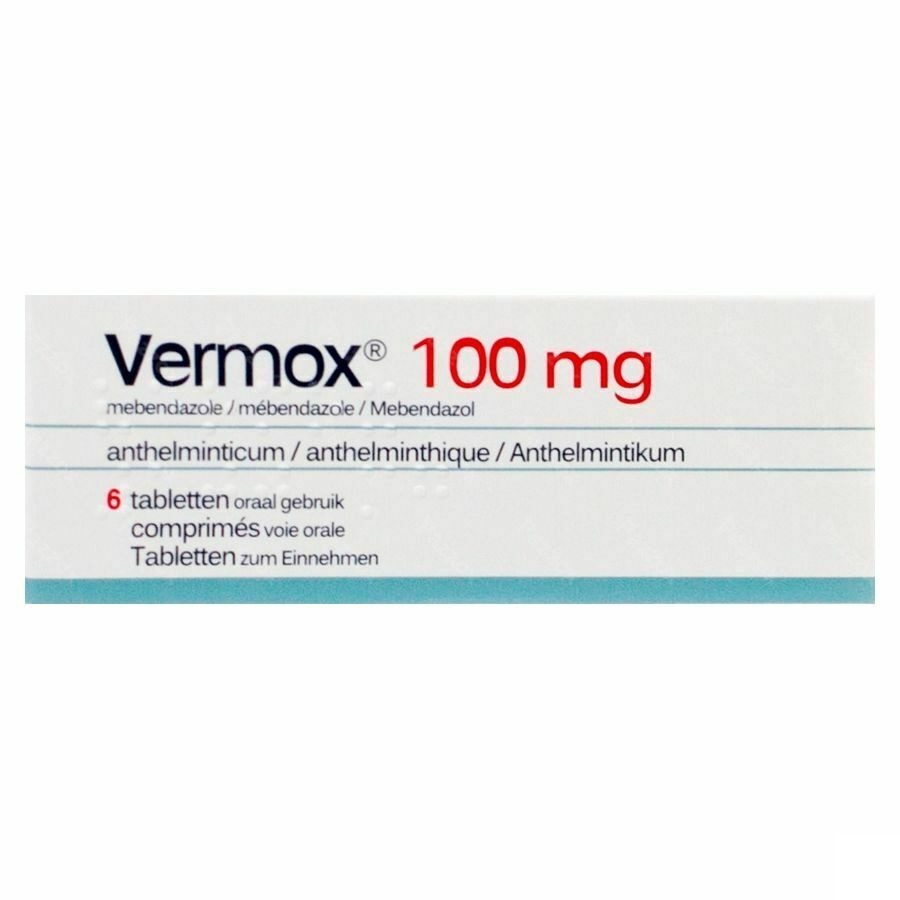 Vermox 100mg Tabl 6 X 100mg Pip