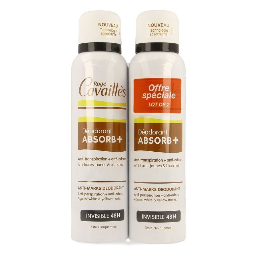 Roge Cavailles Deo Spray Onzichtbaar Duo 2x150ml
