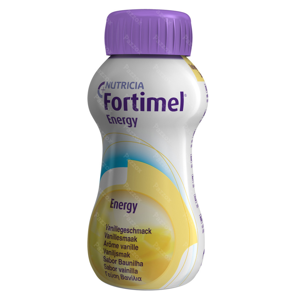 Fortimel Energy Vanille Flesjes 4x200ml