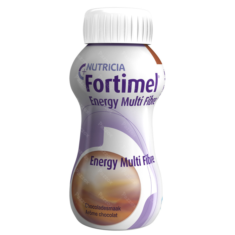 Fortimel Energy Multi Fibre Chocolat Bouteilles 4x200ml