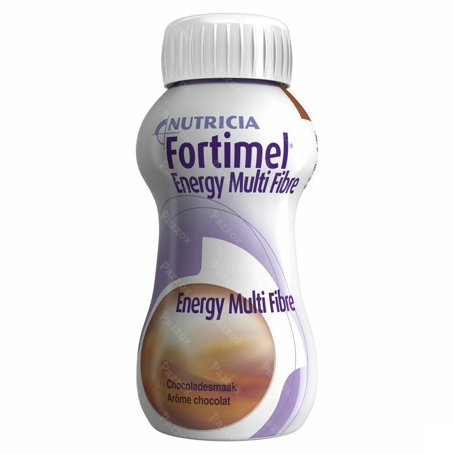 Fortimel Energy Multi Fibre Chocolat Bouteilles 4x200ml