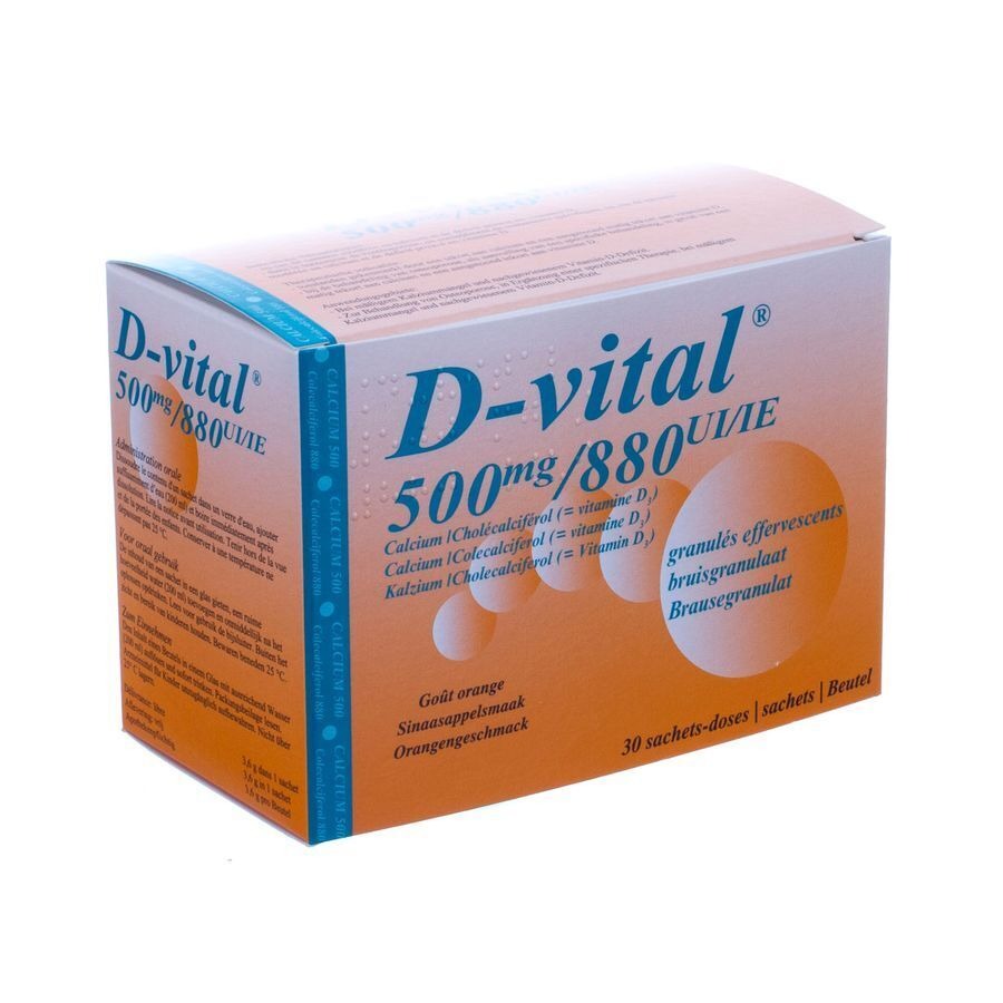 D-vital 500/880 Efferv. Sach 30