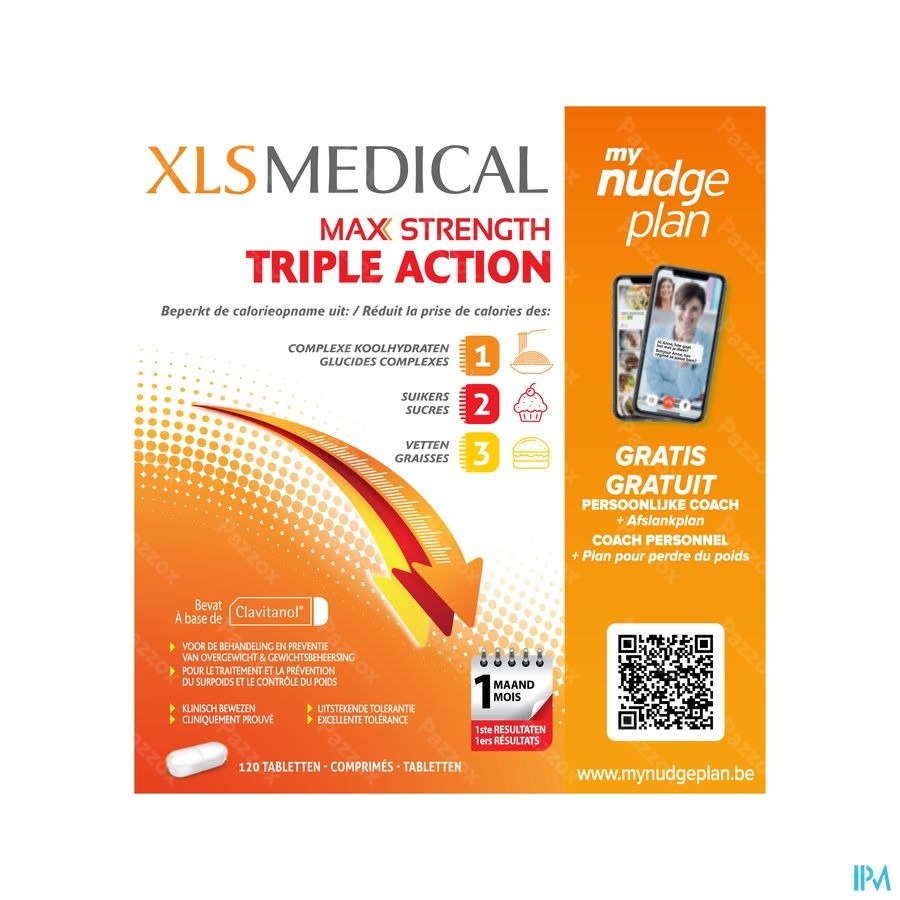 XL-S Medical Maximum Strength 120 Comprim&eacute;s