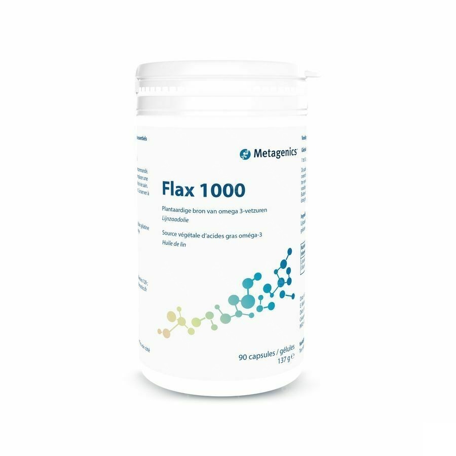Flax 1000 Pot Tabl 90 19750 Metagenics