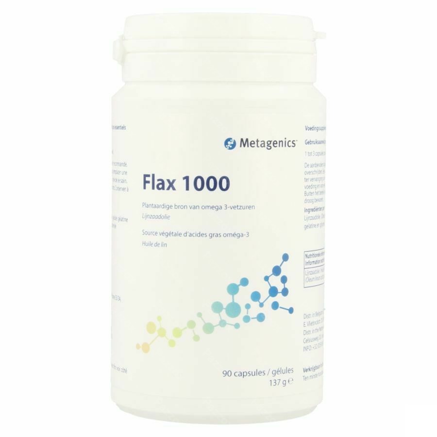 Flax 1000 Pot Tabl 90 19750 Metagenics