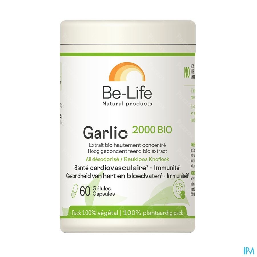 Be-Life Garlic 2000 Bio 60 gélules