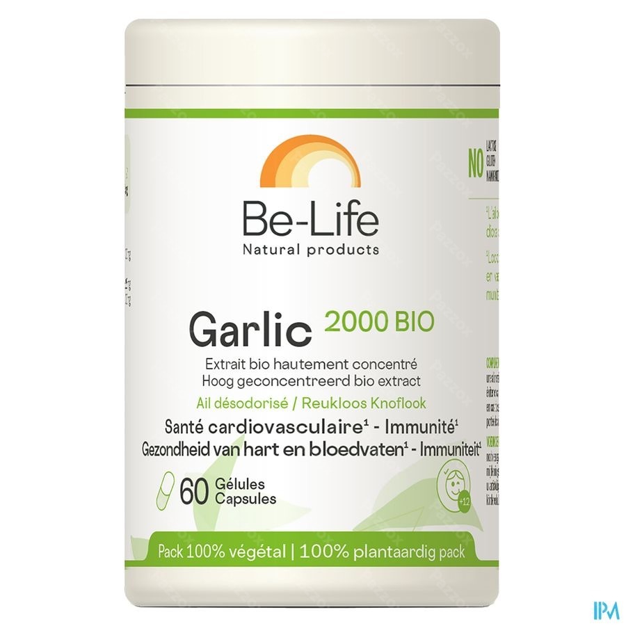 Be-Life Garlic 2000 Bio 60 gélules