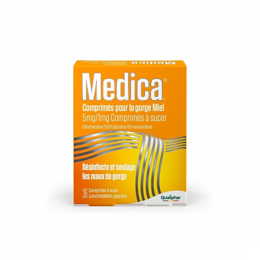 Medica Comprimes Gorge Miel Comp A Sucer 36