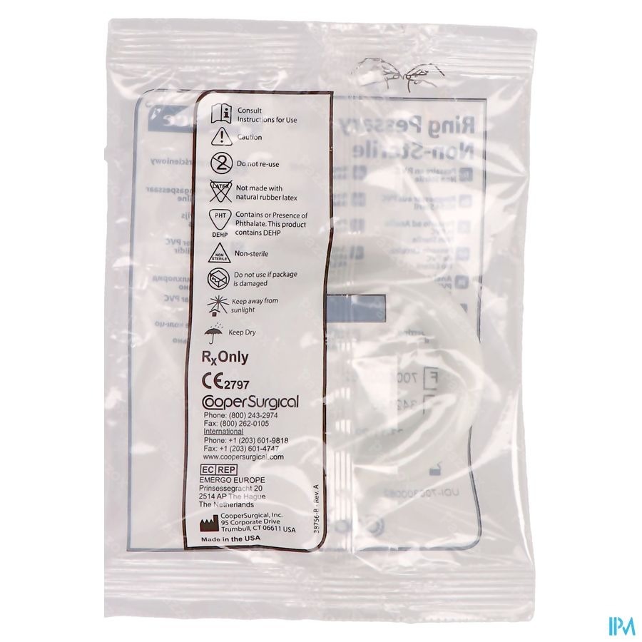 Portex Pessarium Vinyl 62mm 1