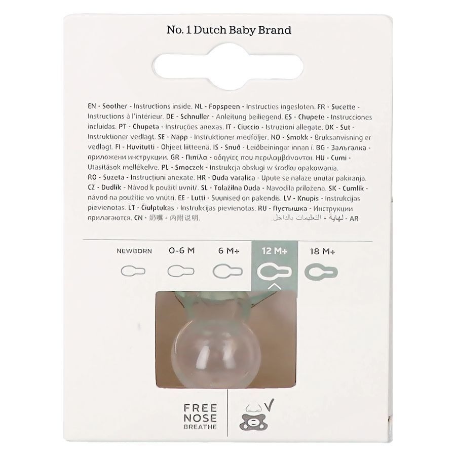 Difrax Sucette Natural 0-6 Mois Pure Ice