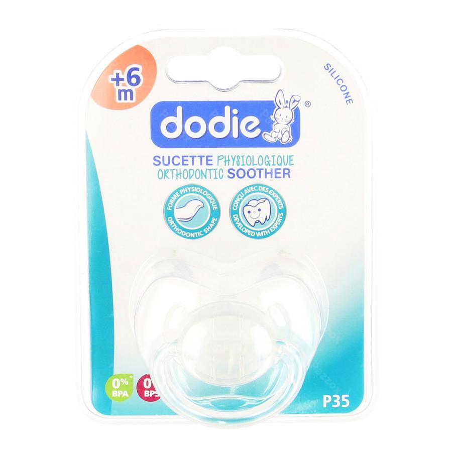 Dodie Sucette Physio Silic. 1 +6m Super Bebe - Pazzox