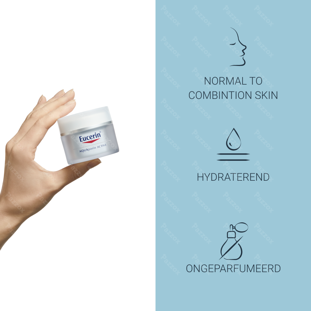Eucerin Aquaporin Active Crème Intensieve Hydratie Normale tot Gemengde Huid 50ml