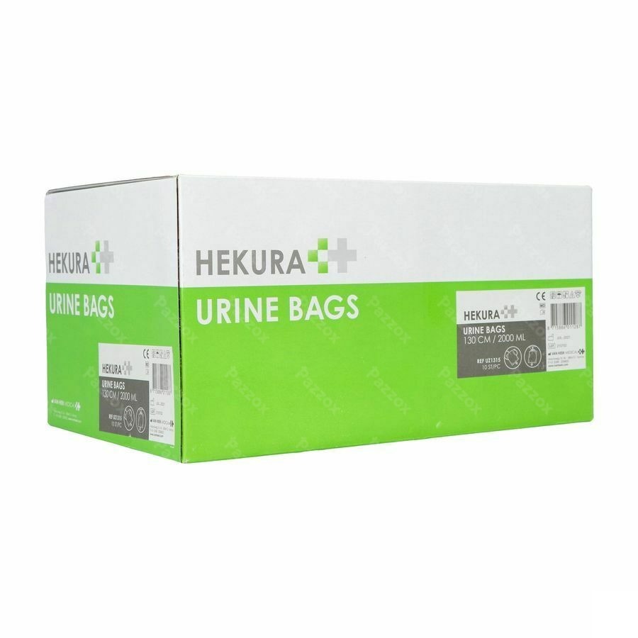 Hekura Poche Urine 2l 130cm +rob.croix 10 Uz1315
