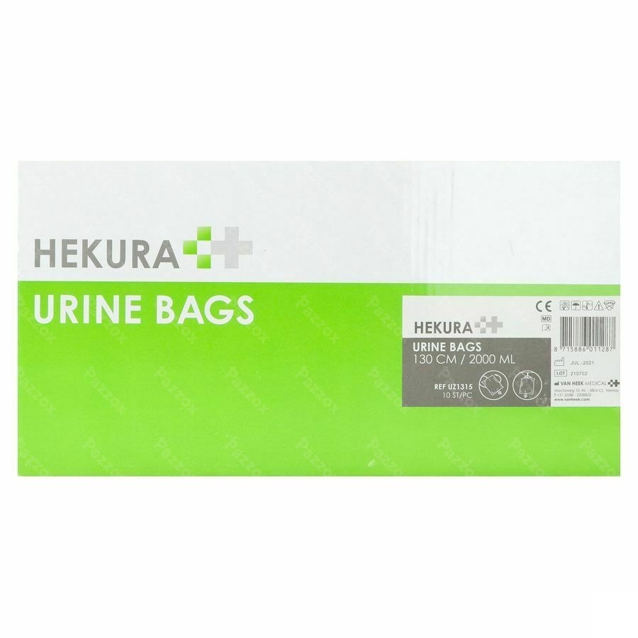 Hekura Poche Urine 2l 130cm +rob.croix 10 Uz1315