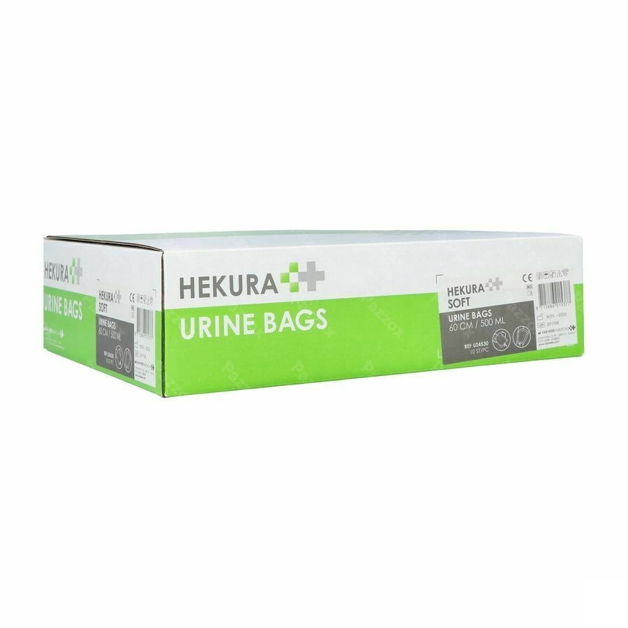 Hekura Soft Poche Urine 500ml 60cm+rob. 10 Uz4530