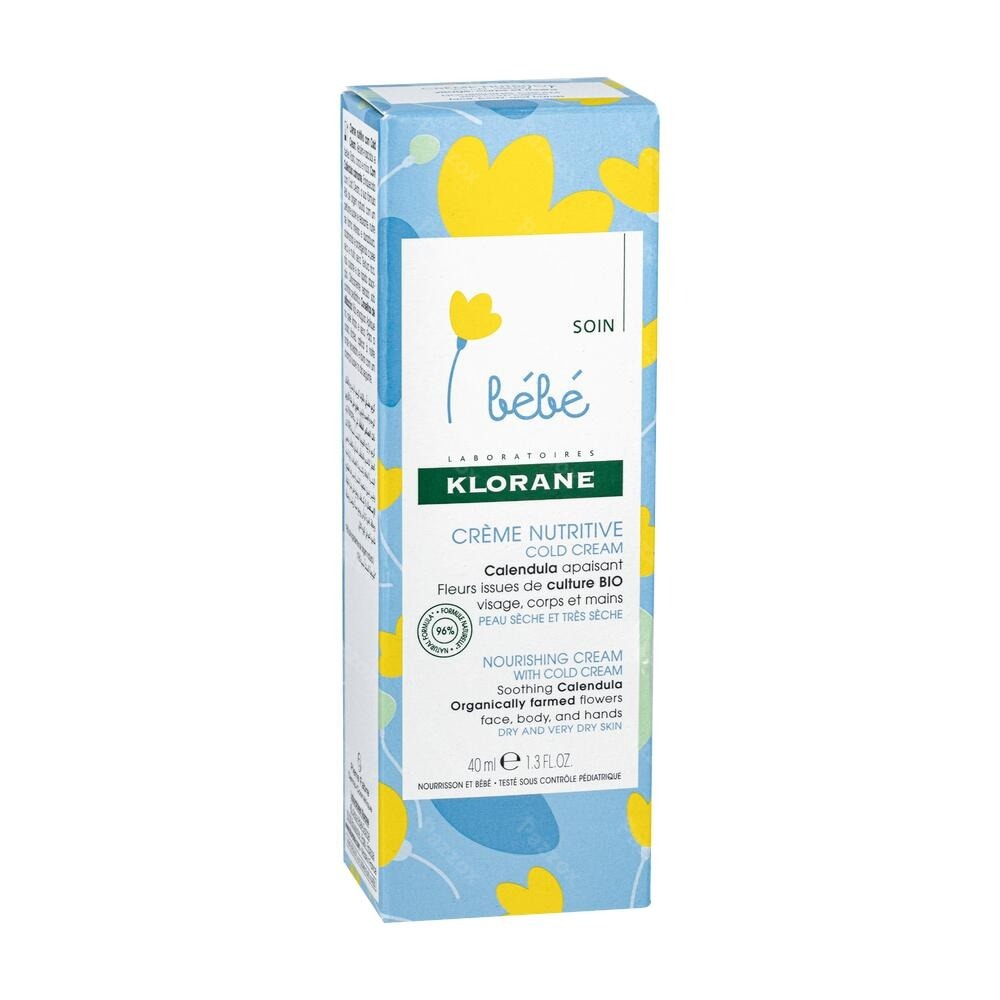 Klorane Baby Voedende Creme Met Cold Cream Tube 40ml