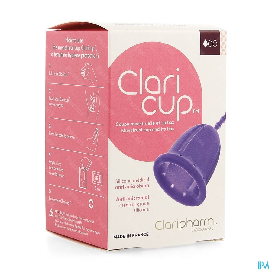Claricup Menstruatiecup Maat 1