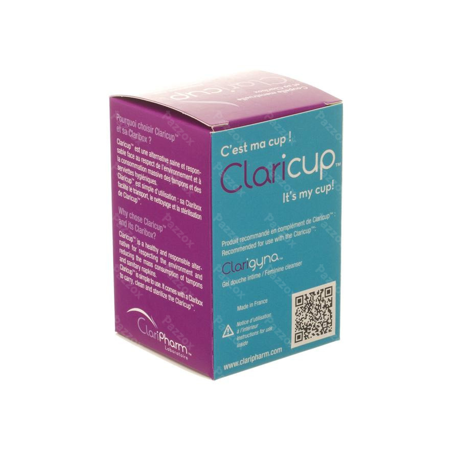 nooit zwak gastheer Claricup Menstruatiecup Maat 1 kopen - Pazzox, online apotheek
