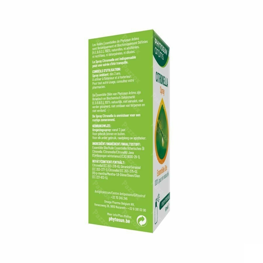 Phytosun Citronella Olie Spray 50ml